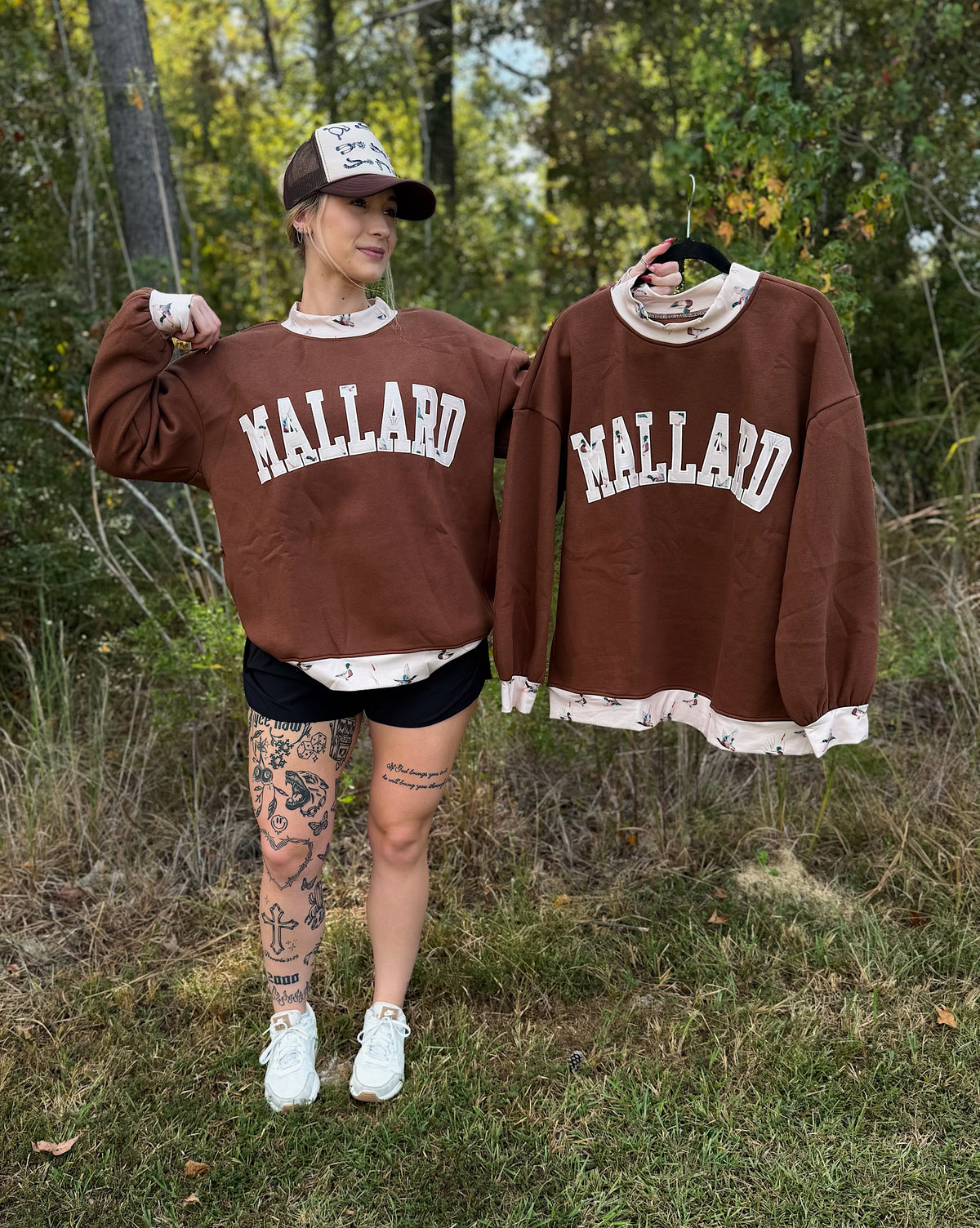 Mallard Mock Neck Sweatshirt