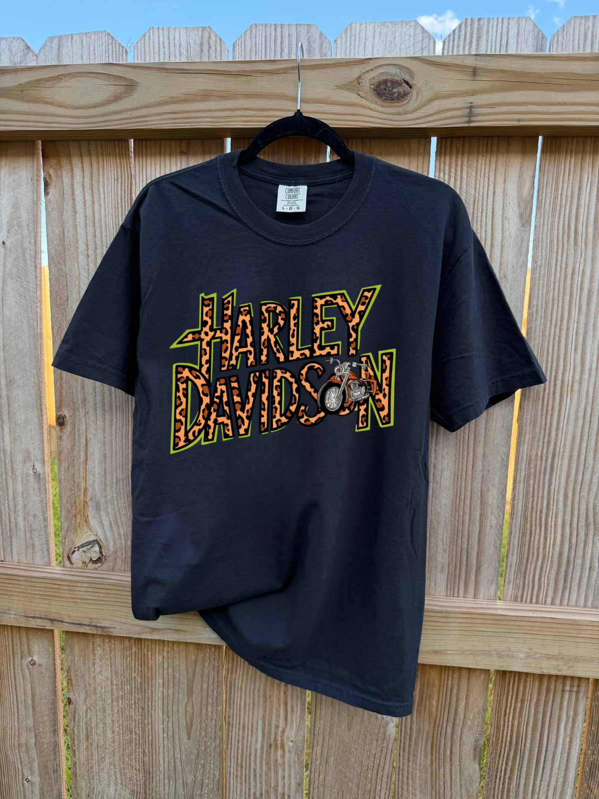Leopard Harley COMFORT COLORS TEE