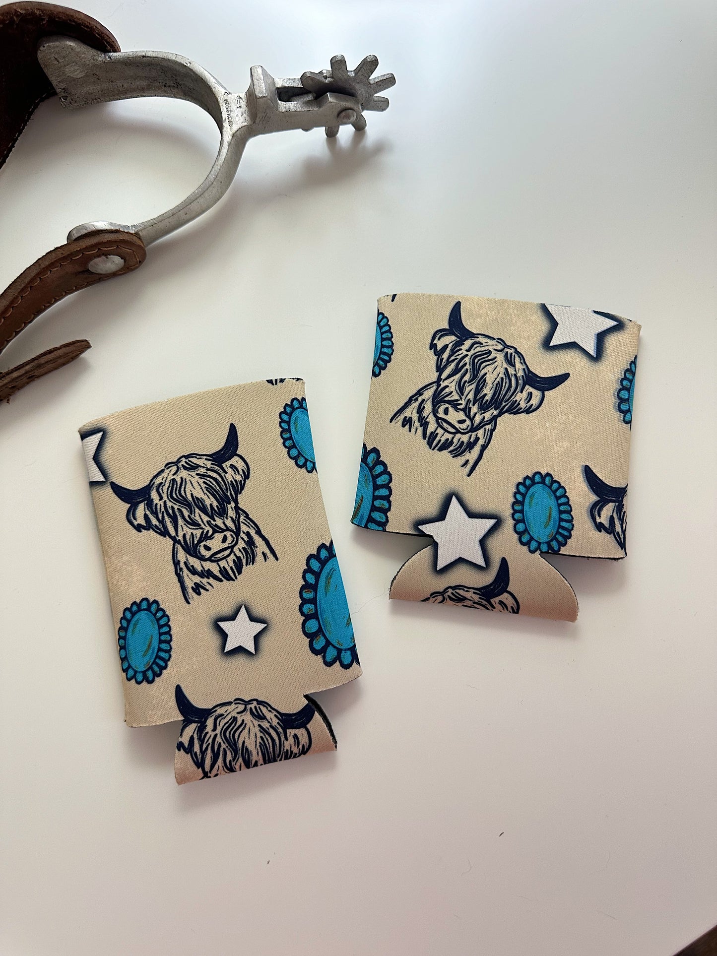 Highland Cow Koozie (2 sizes)