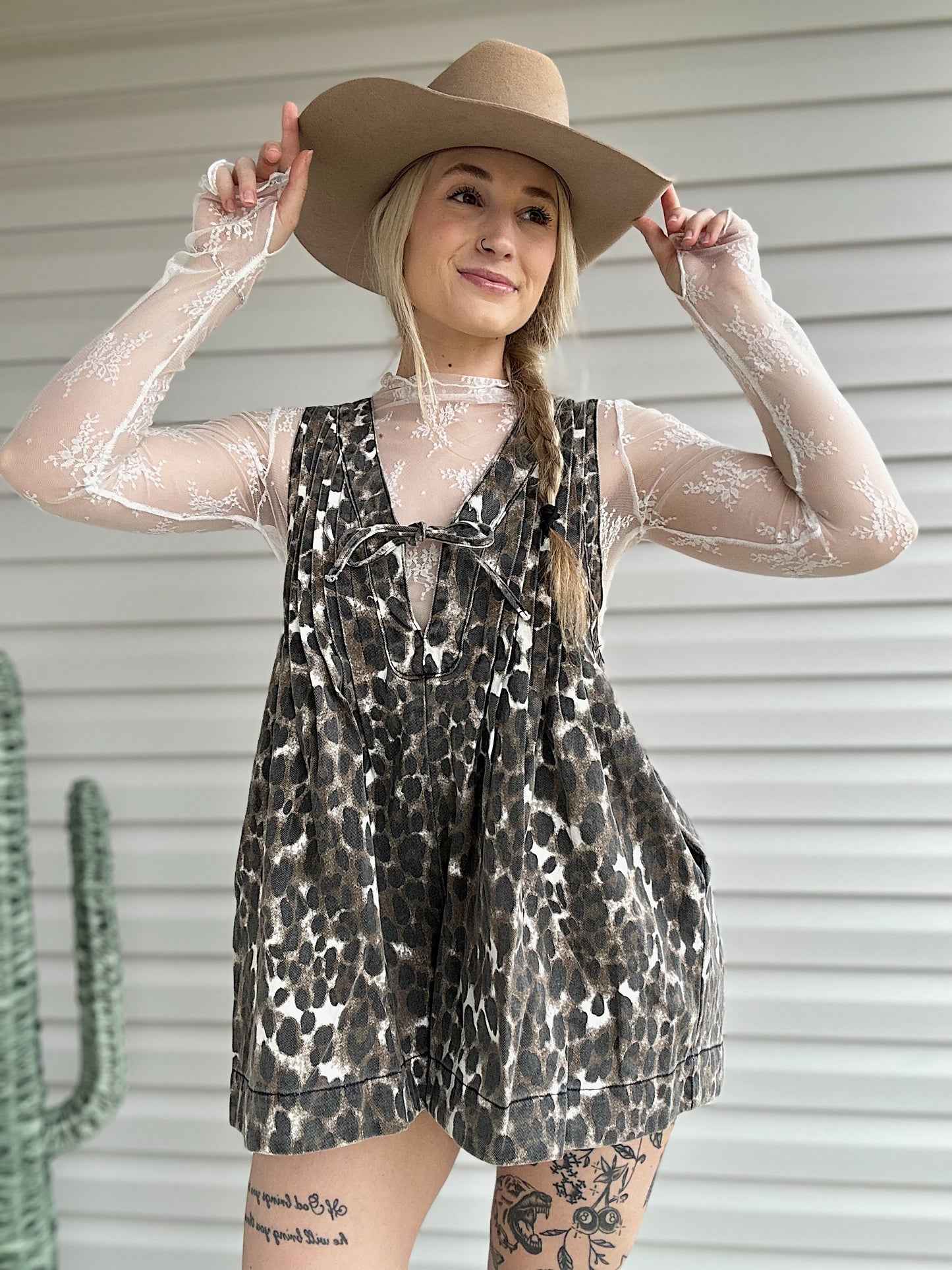 The Leopard Lola Romper