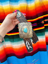 Load image into Gallery viewer, Genuine Turquoise Belt Buckle
