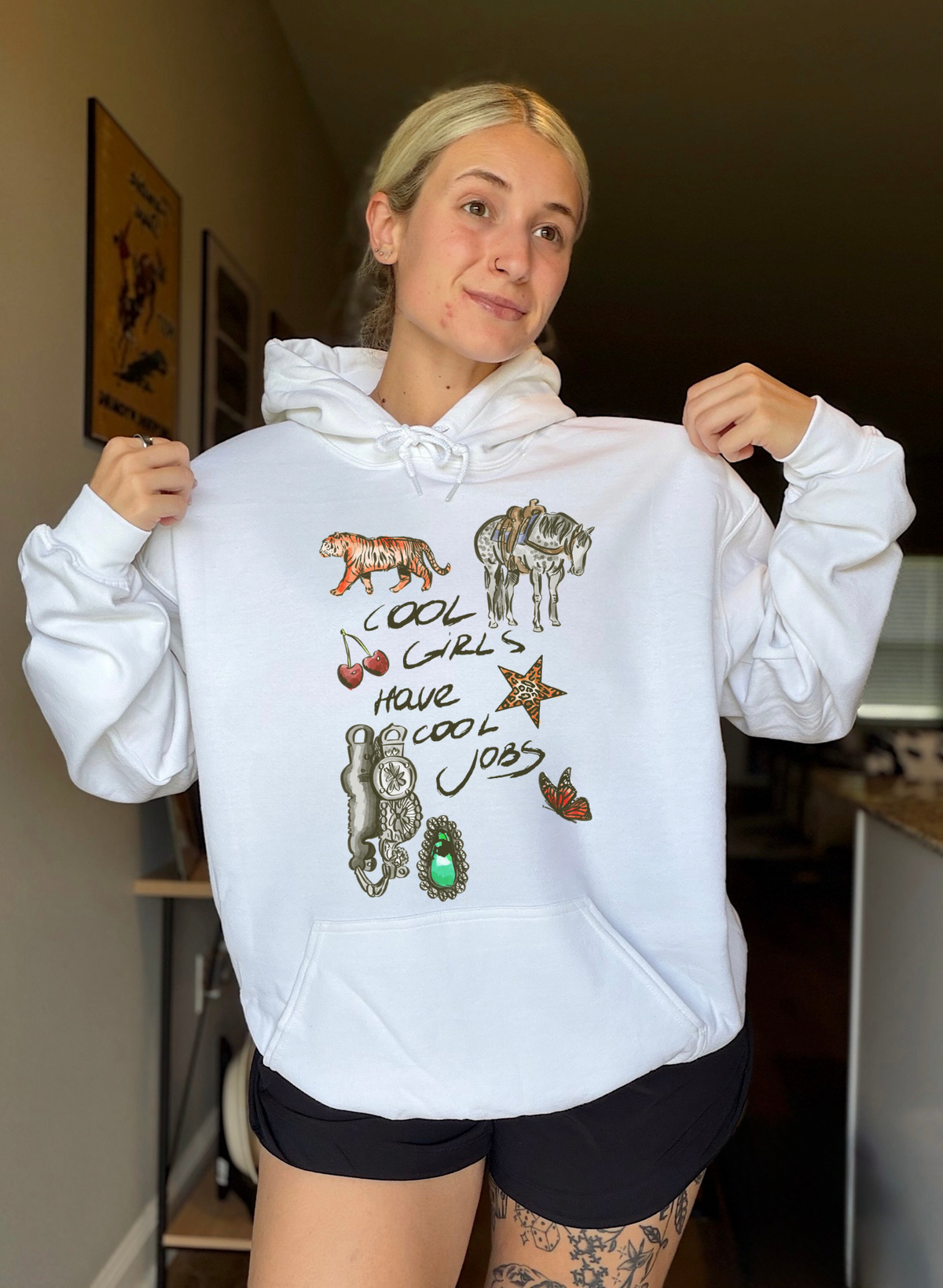 Cool Girls, Cool Jobs Hoodie