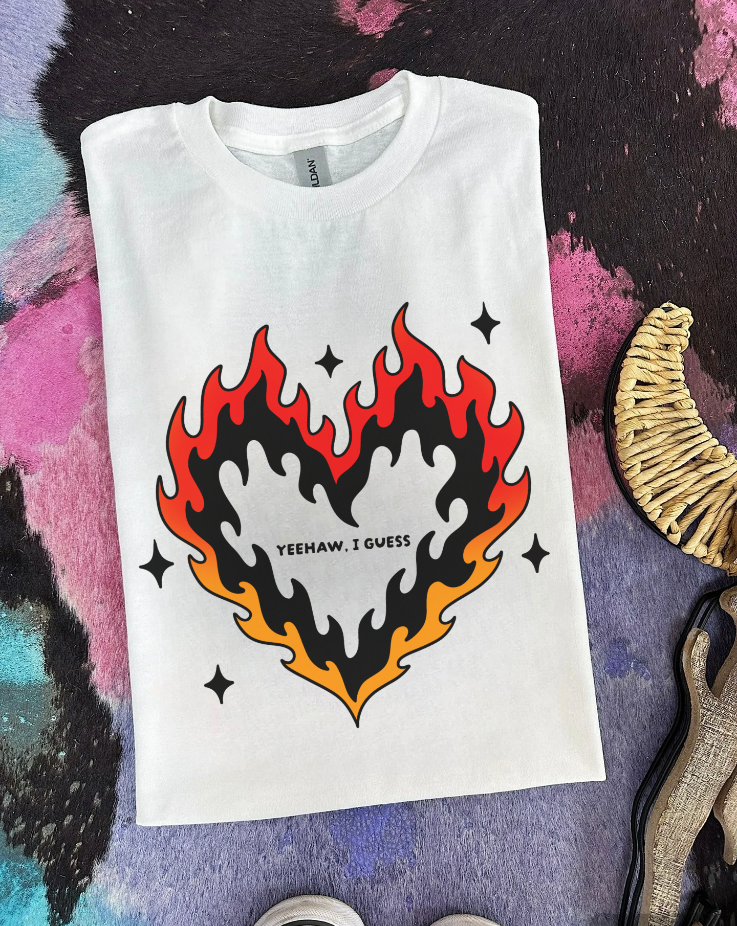 Yeehaw, I Guess TEE or CREWNECK