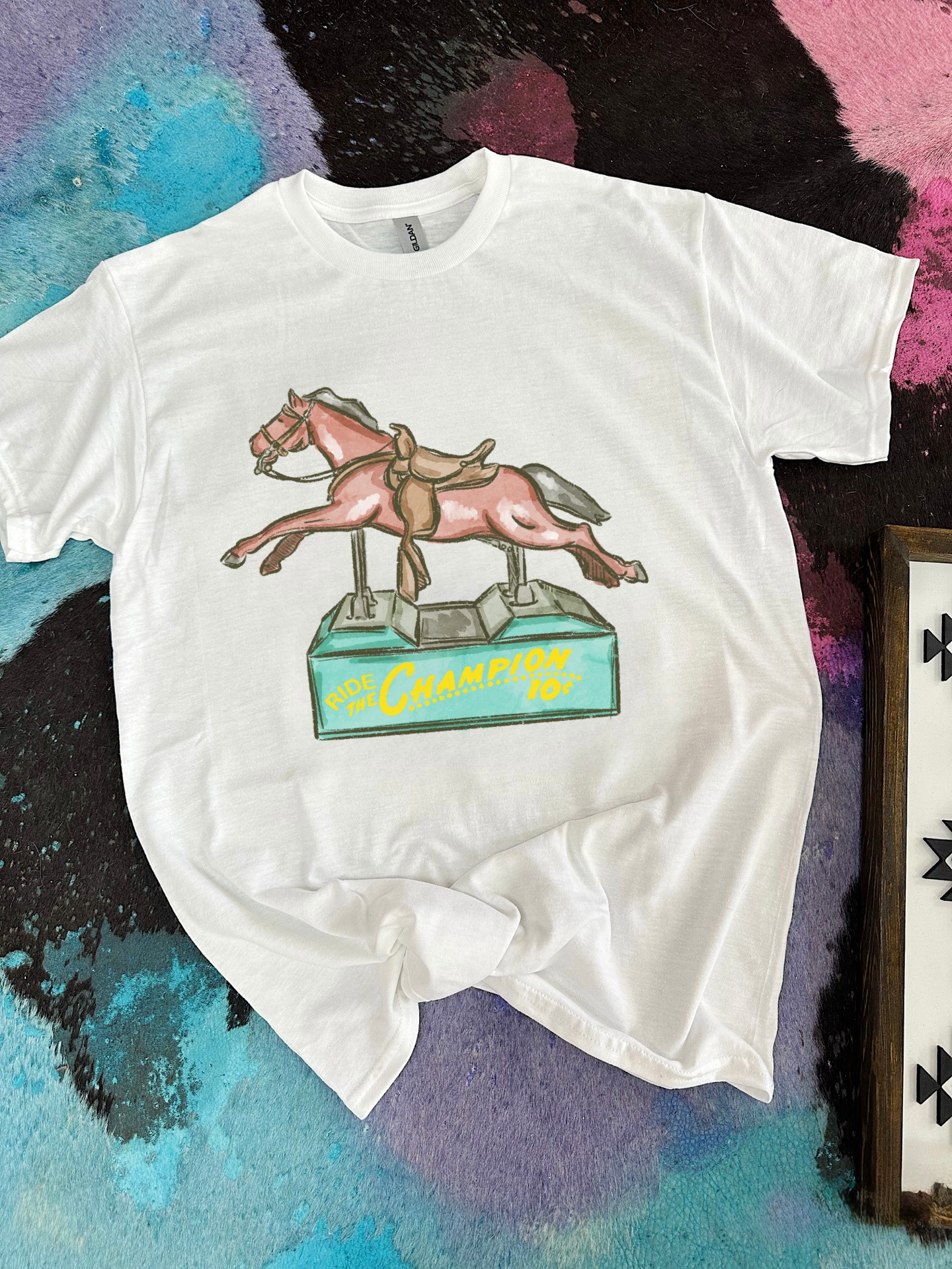 Carnival Cowgirl TEE or CREWNECK
