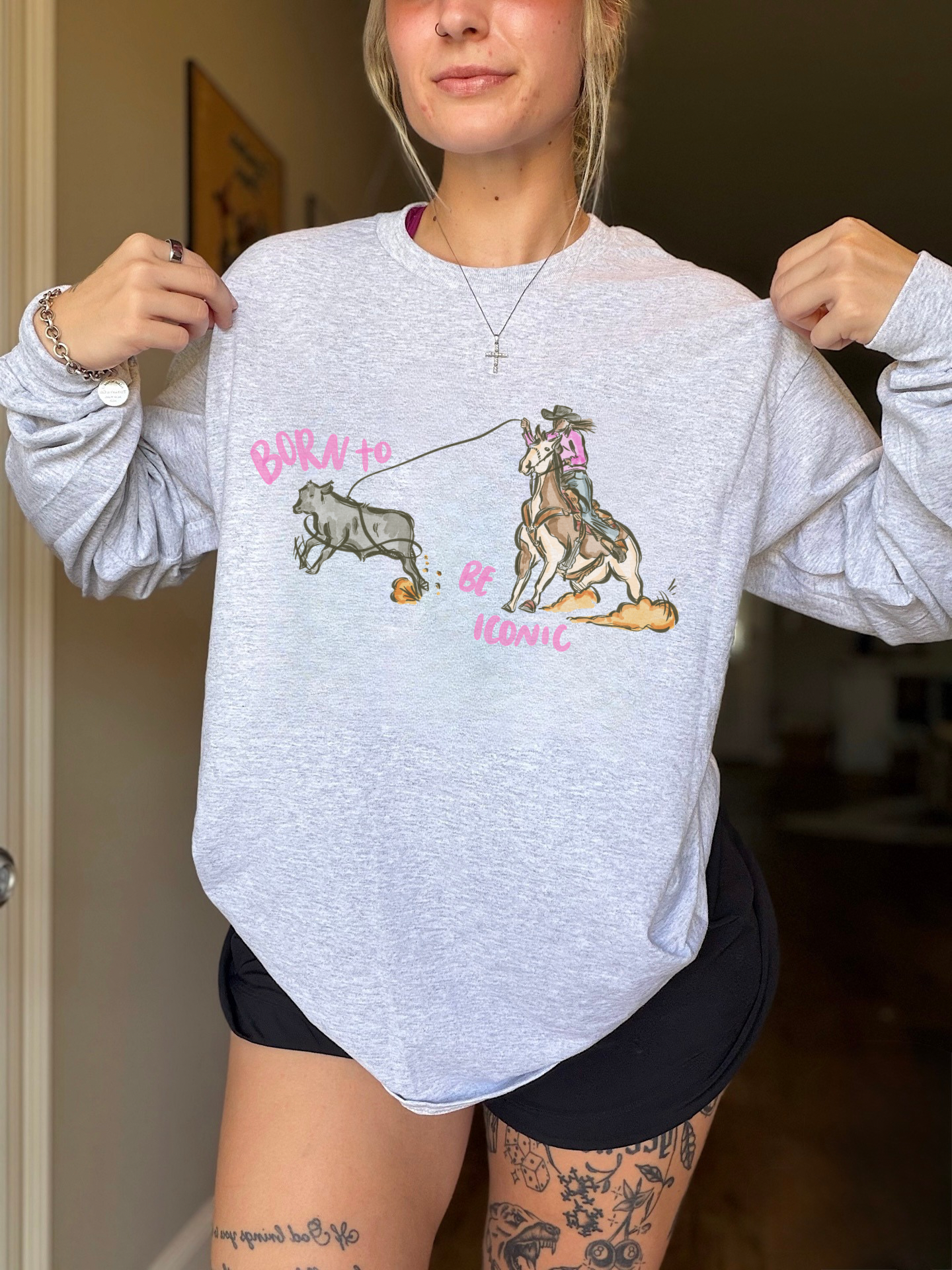 Iconic Cowgirl Long Sleeve Tee