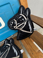 Load image into Gallery viewer, Show Pony Pillow (Black)
