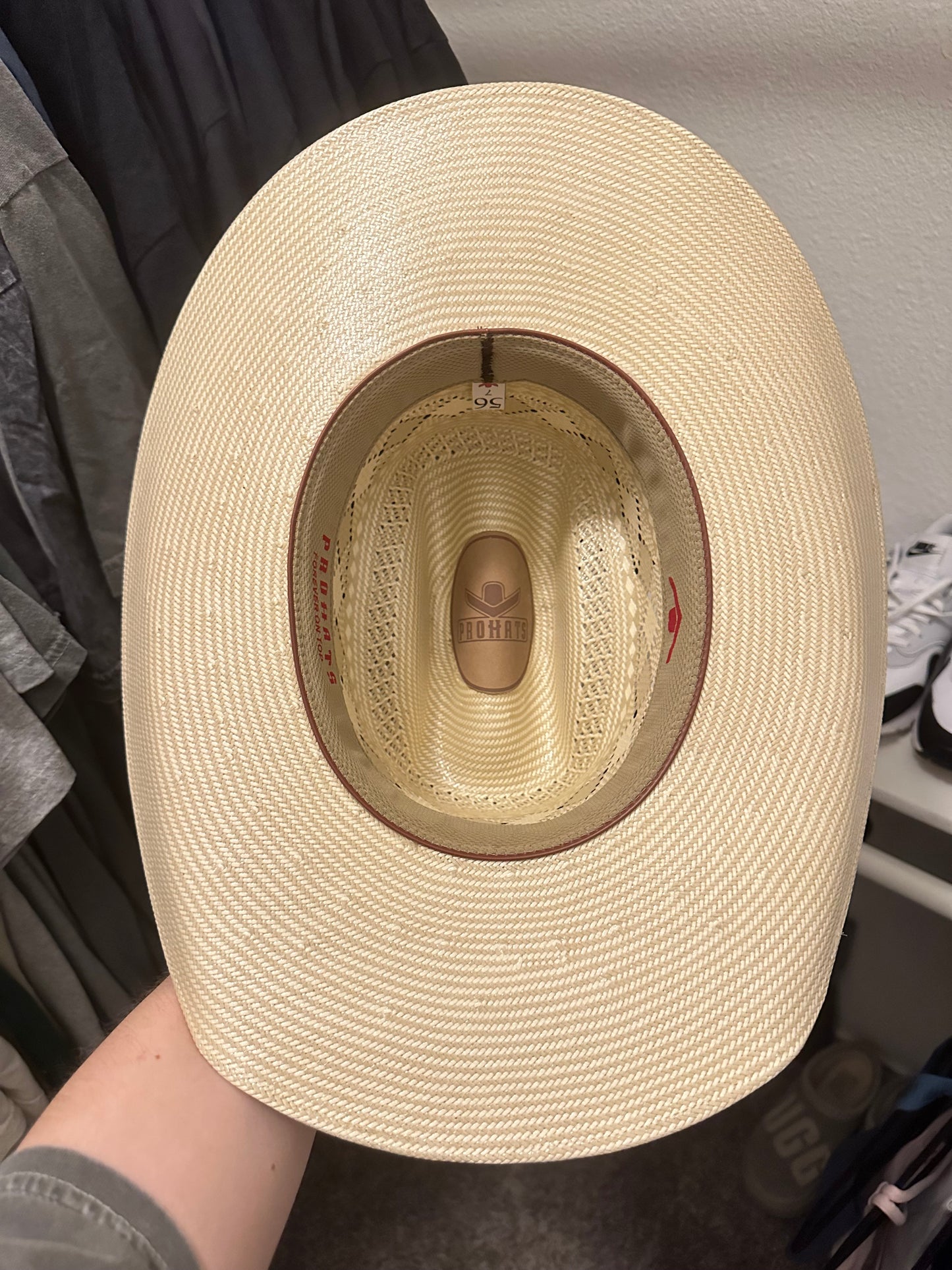 Straw Pro Hats Size 7 NEVER WORN