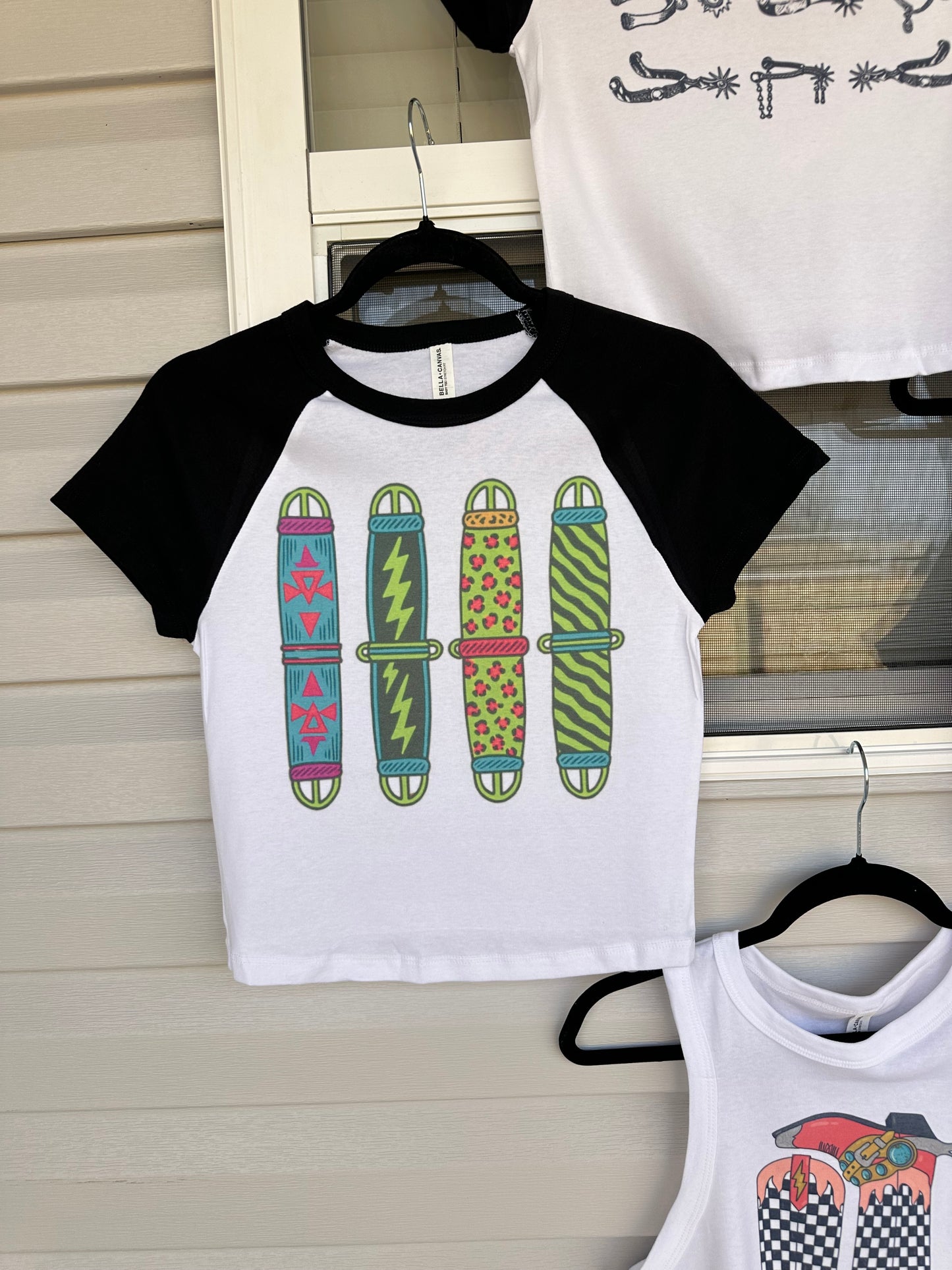 Neon Cinches Baby Tee