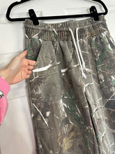 Load image into Gallery viewer, Camo Wide Leg Sweats Size Large
