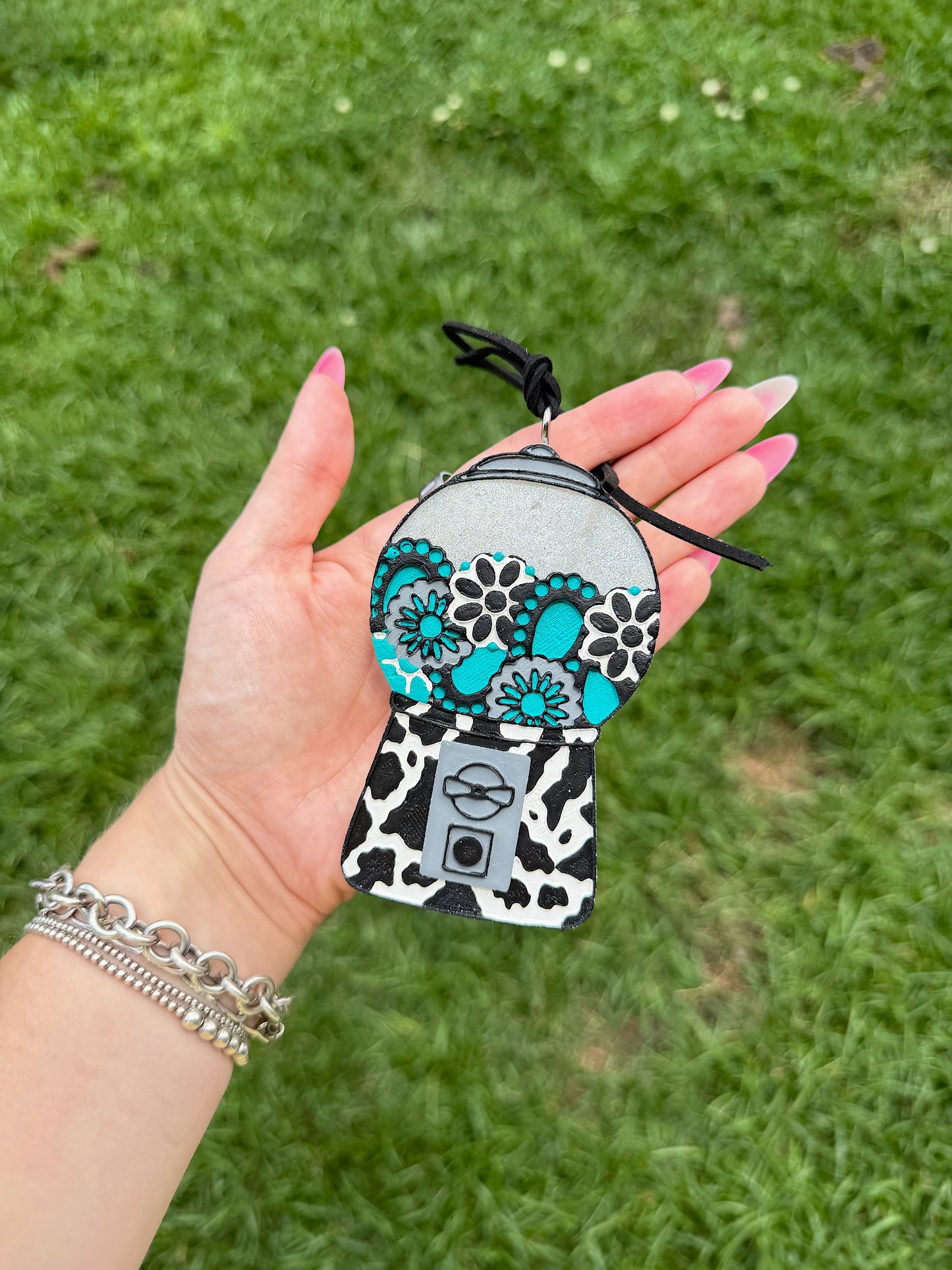 Turquoise Candy Car Freshie