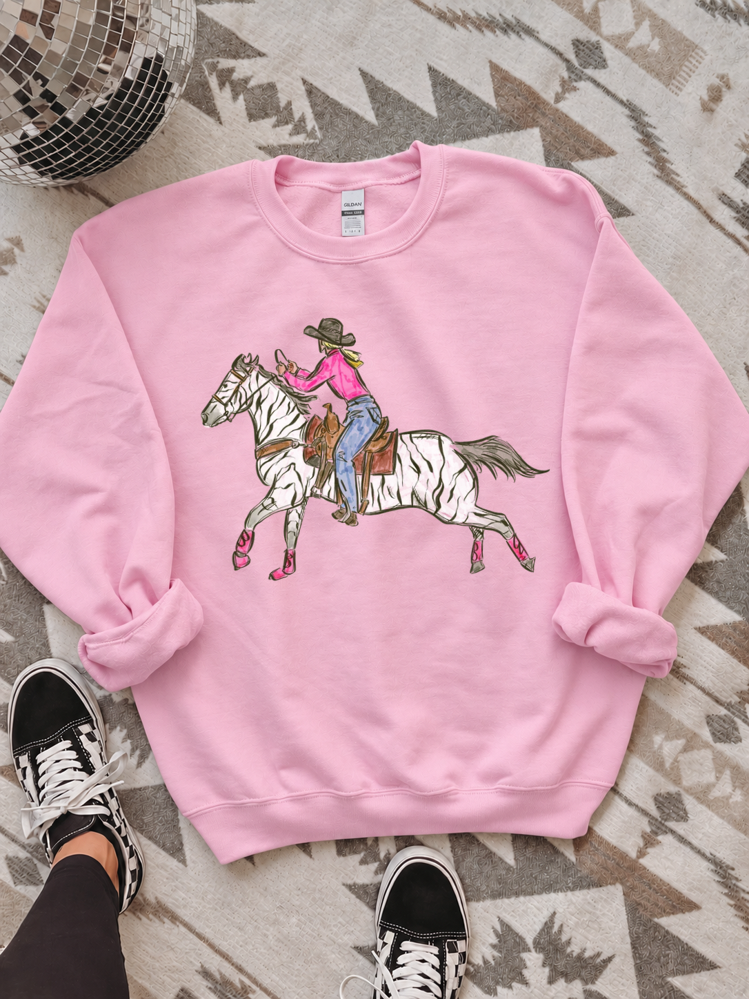 Cowgirl Chaos Crewneck