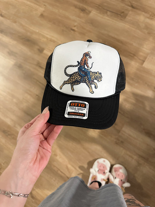 Cowboy Jaguar Trucker Hat (Multiple Color Options)