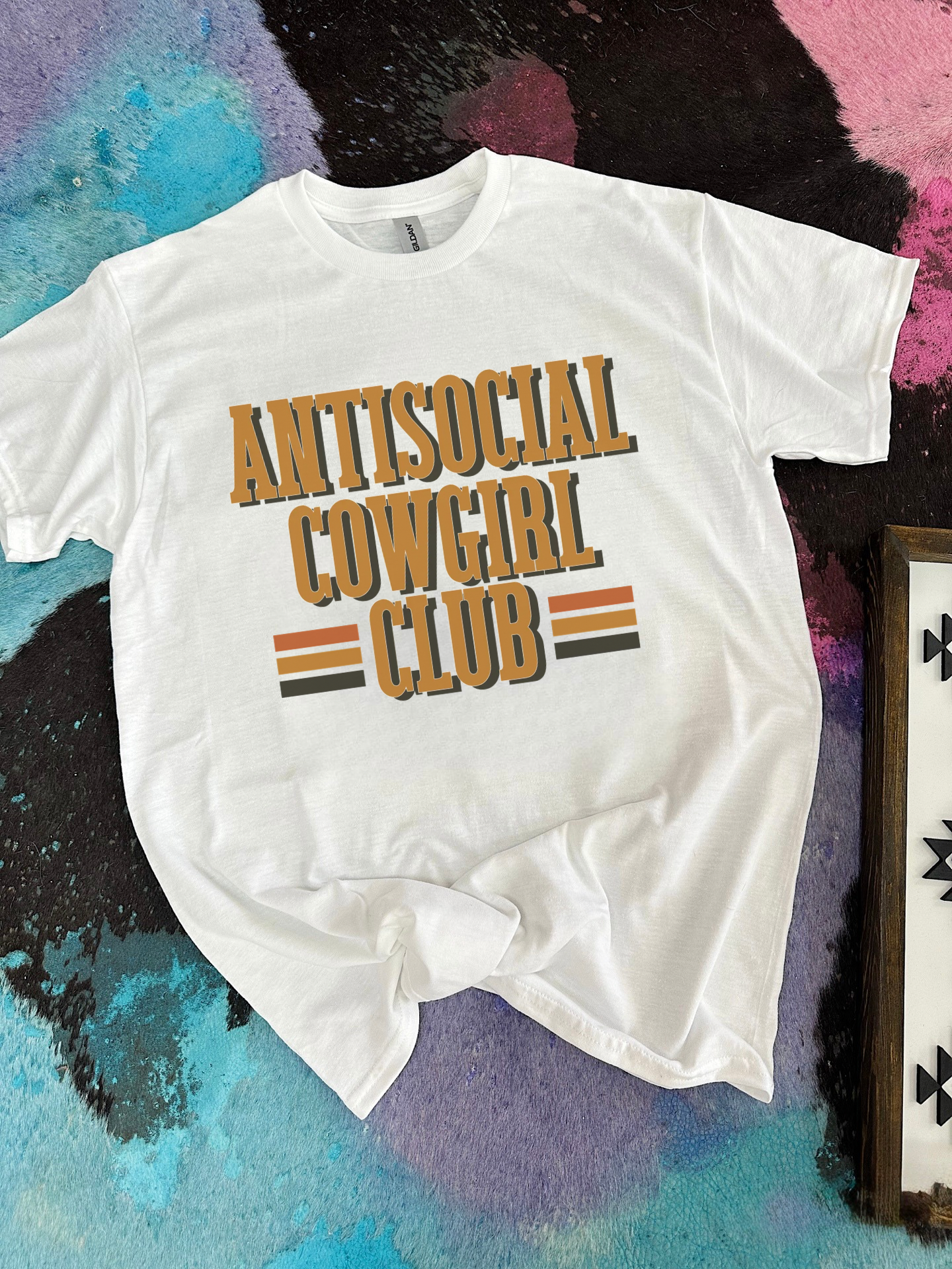 Antisocial Cowgirl Club TEE or CREWNECK