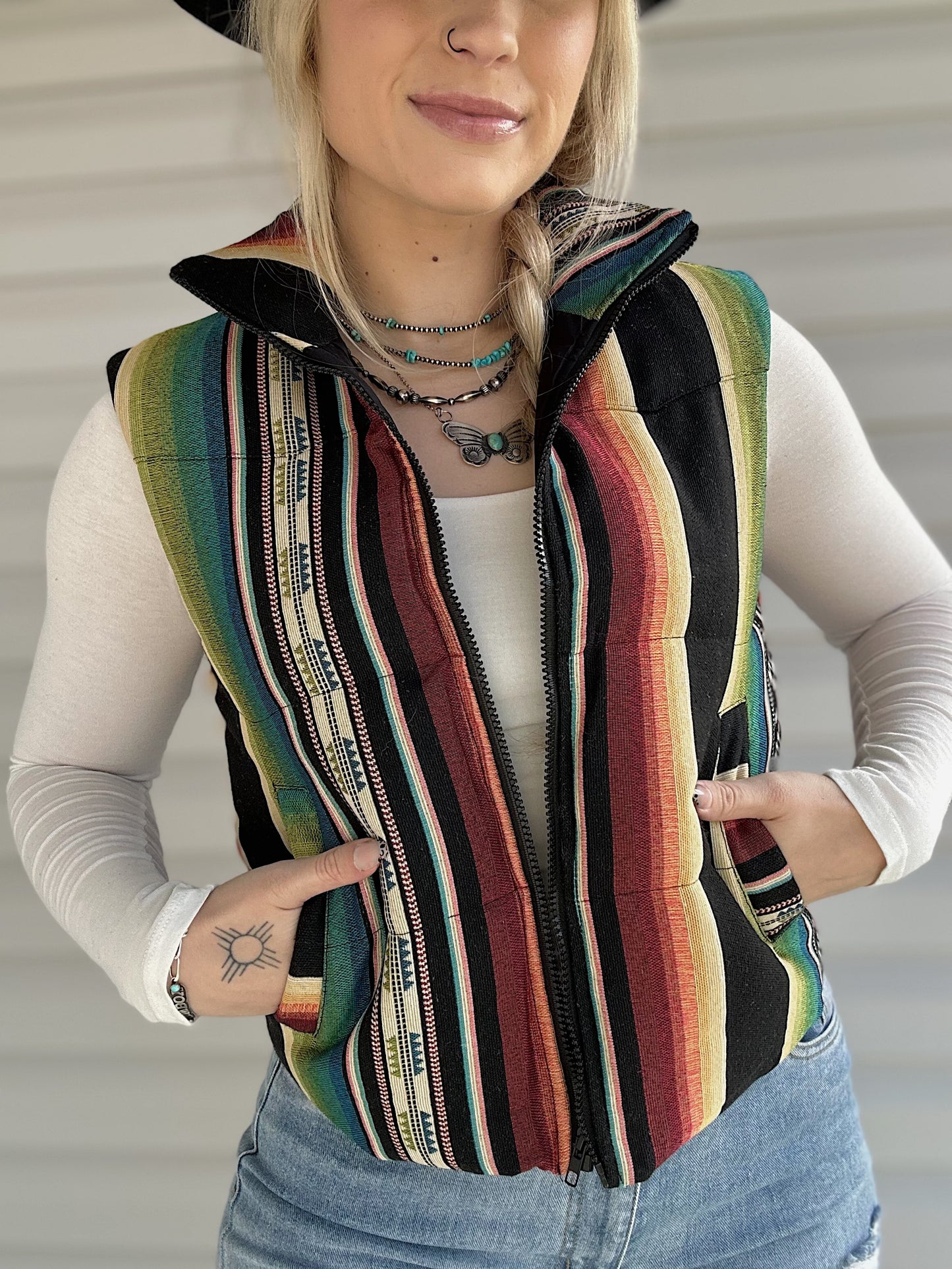 The Serape Puffer Vest