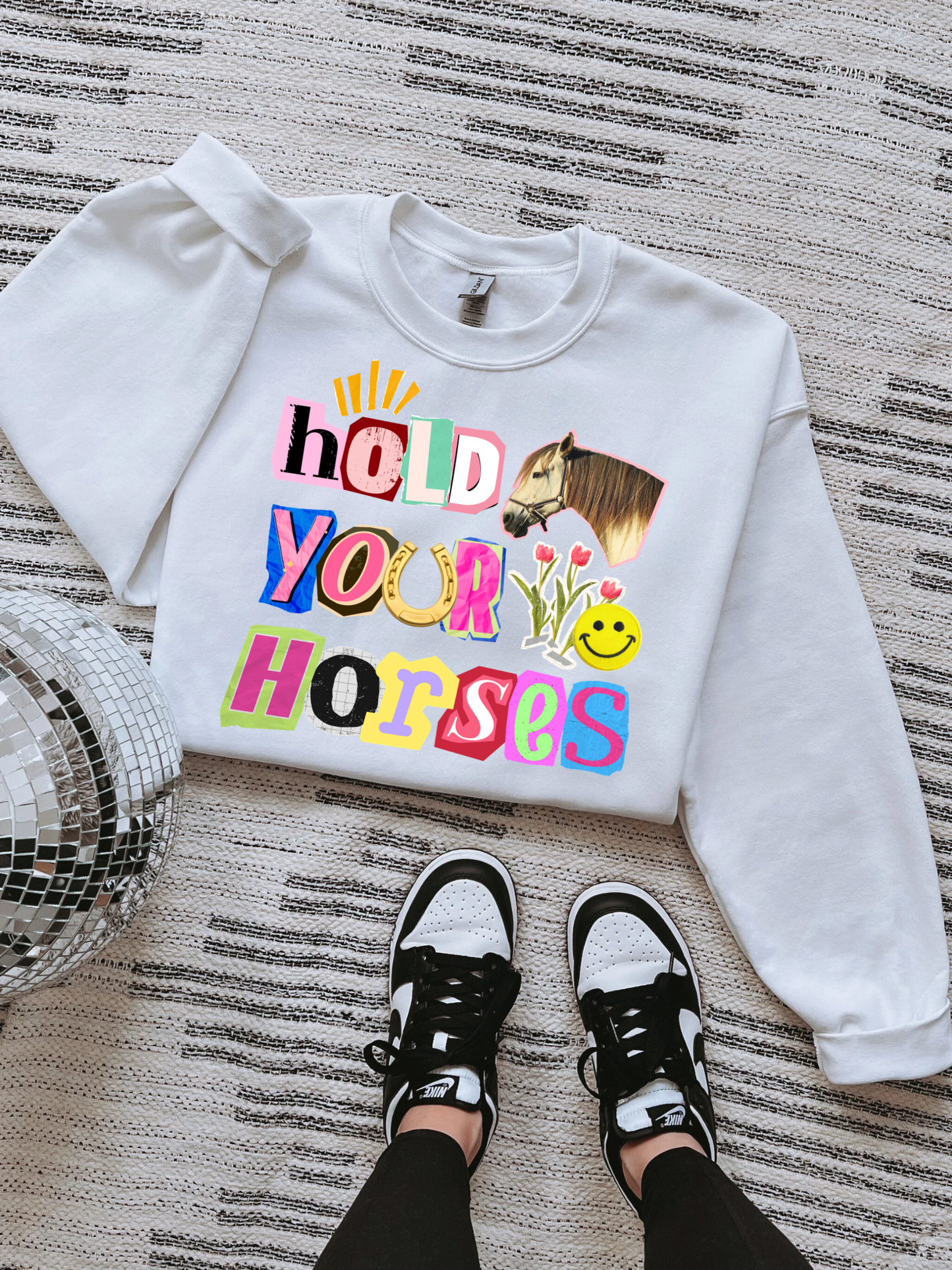 Hold Your Horses TEE or CREWNECK