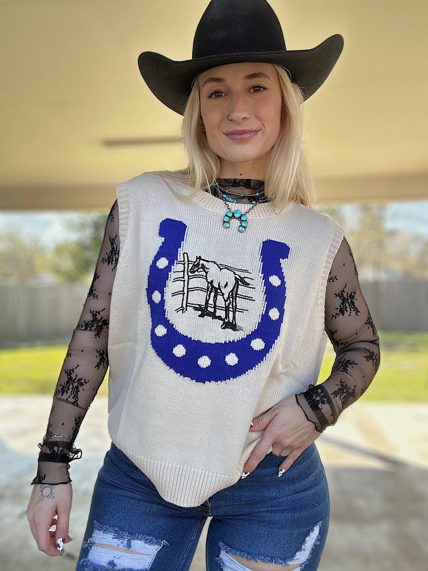 The Stay Lucky Sweater Vest