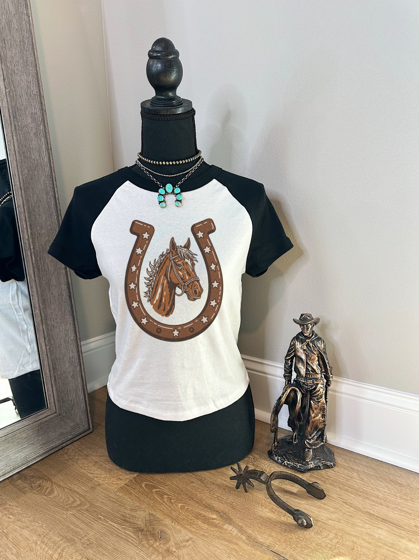 Horseshoe Baby Tee