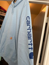 Load image into Gallery viewer, Light Blue Carhartt Hoodie Size XL
