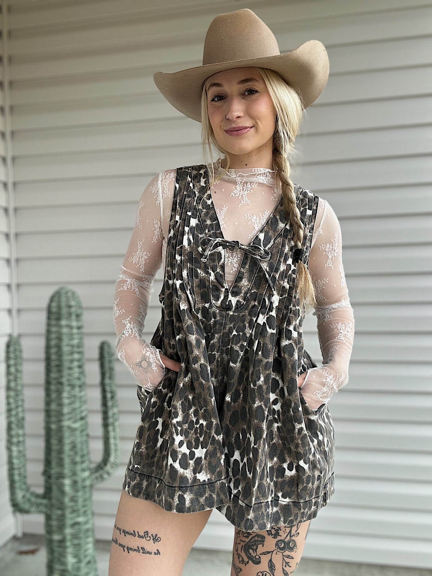 The Leopard Lola Romper