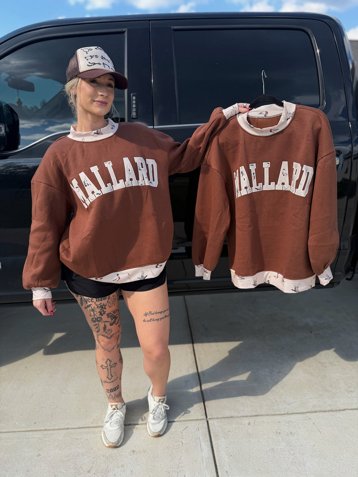 Mallard Mock Neck Sweatshirt