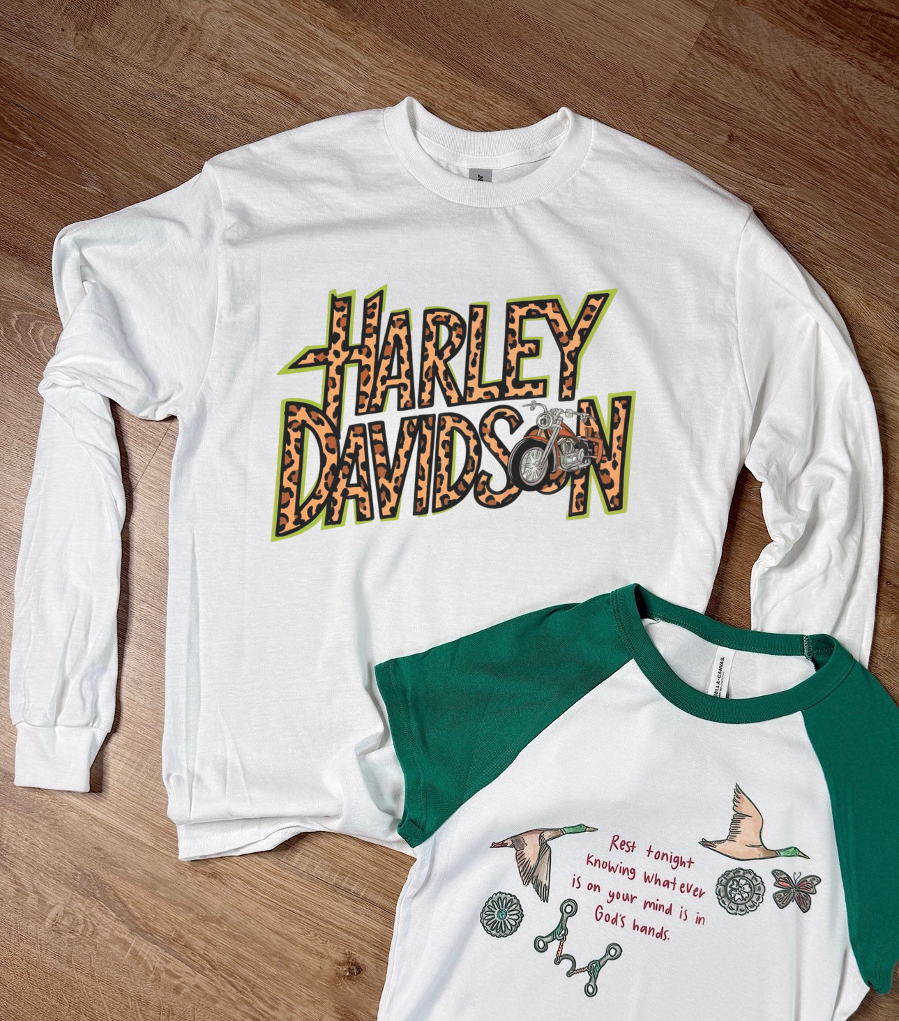 Leopard Harley Long Sleeve Tee