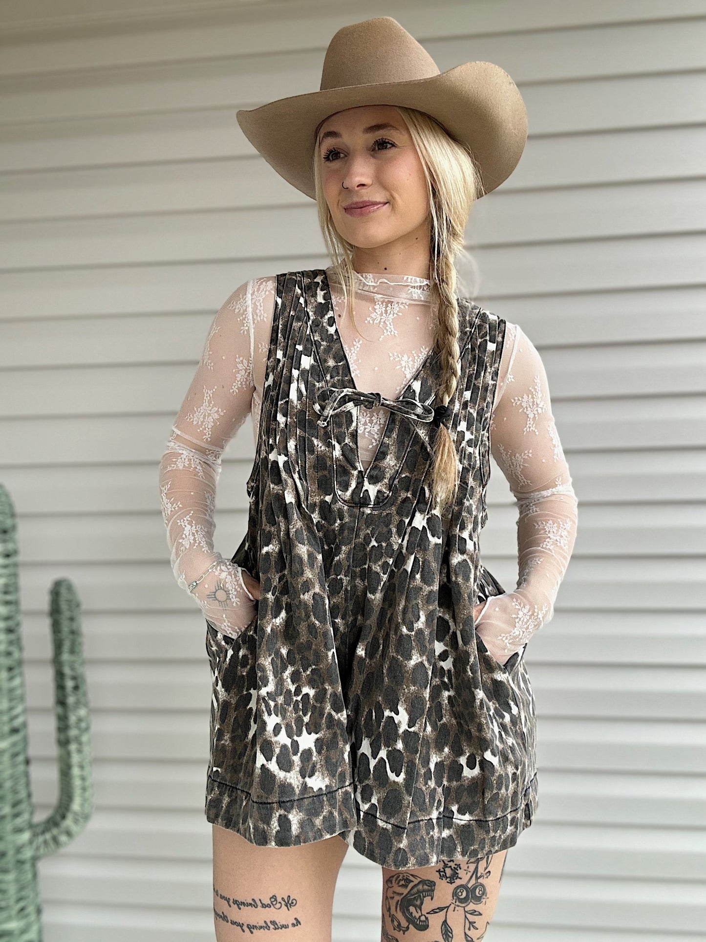 The Leopard Lola Romper