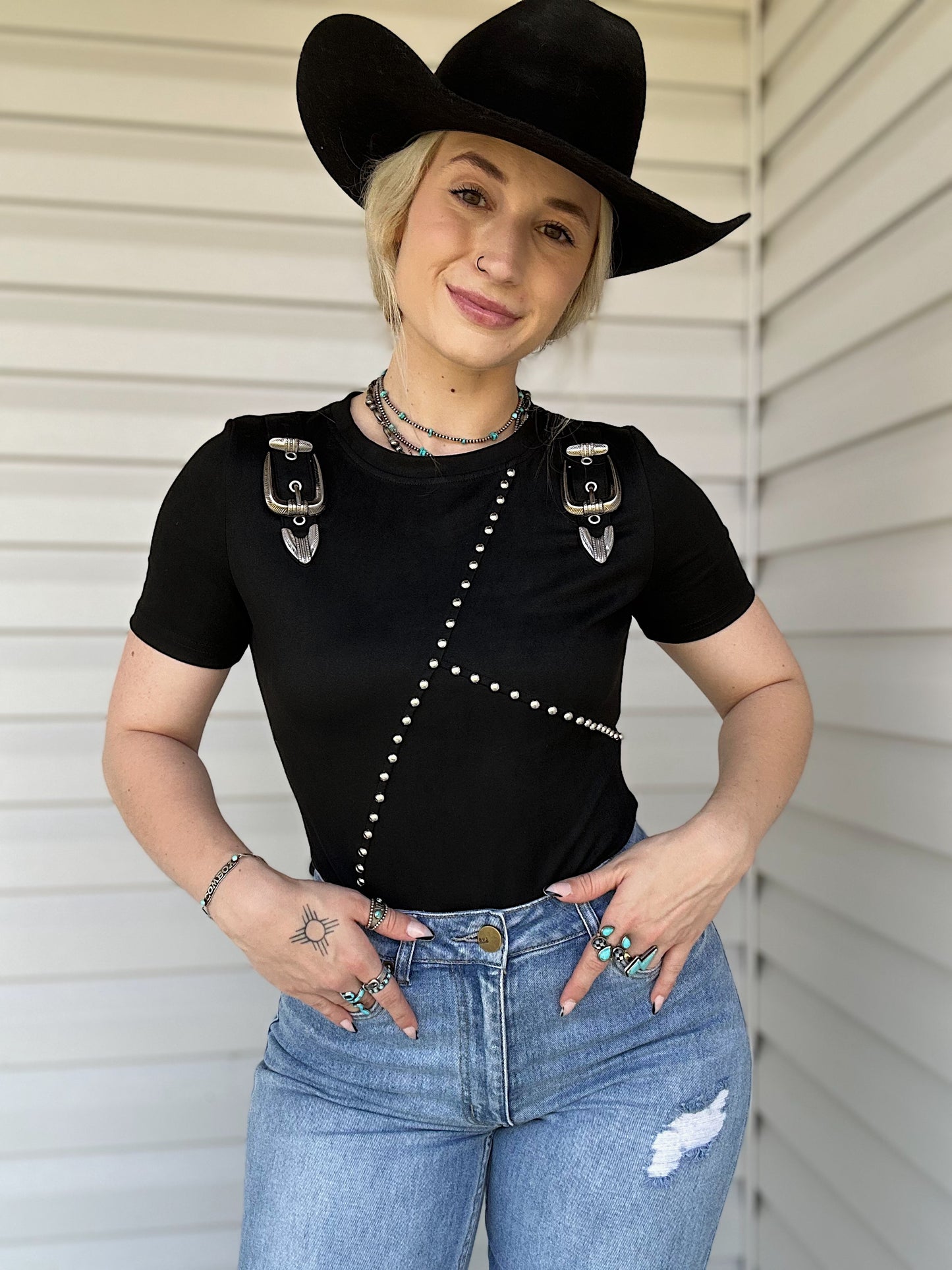Western Buckle Bodysuit