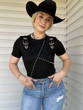 Load image into Gallery viewer, Western Buckle Bodysuit
