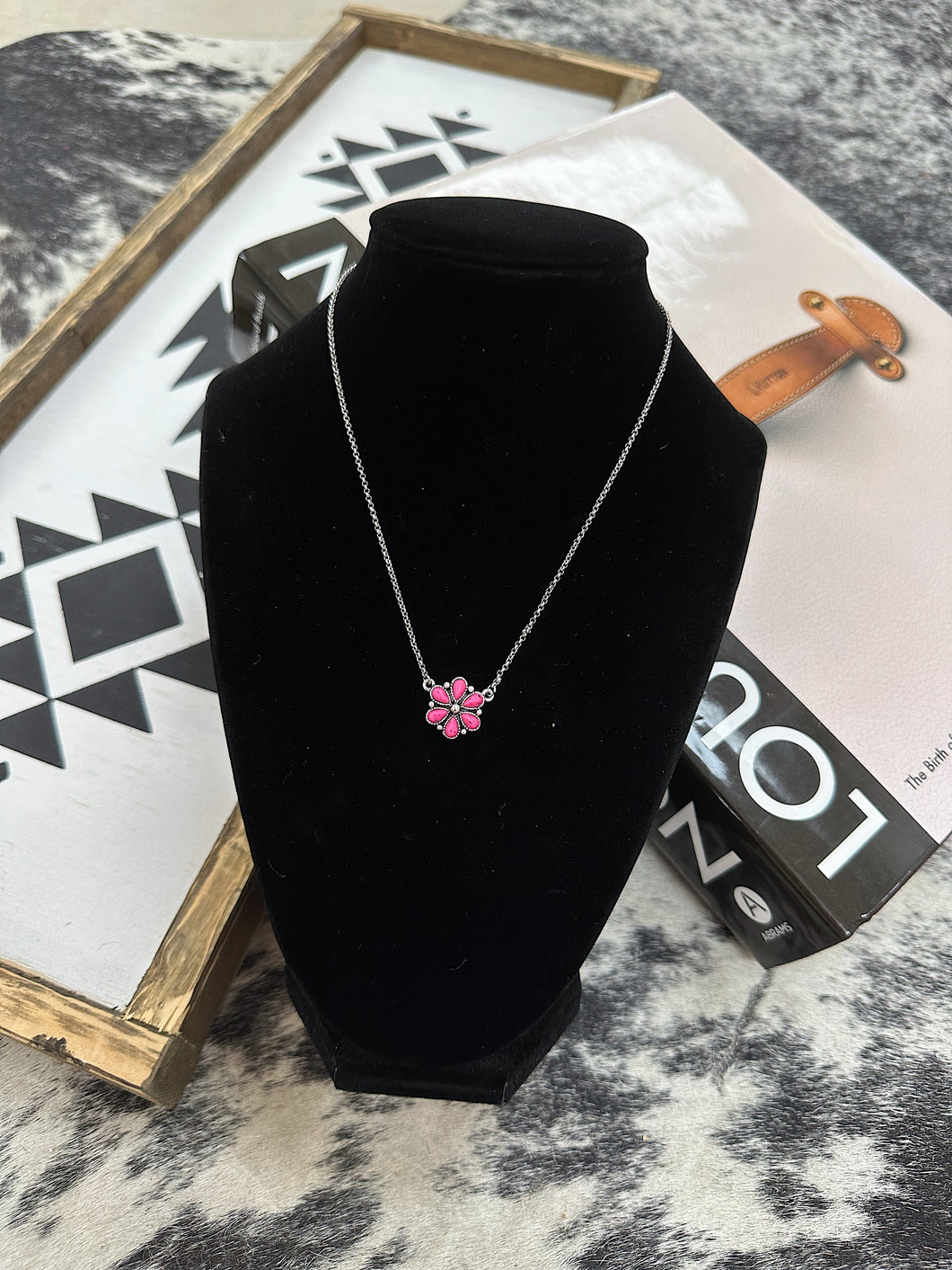 The Pink Flower Necklace