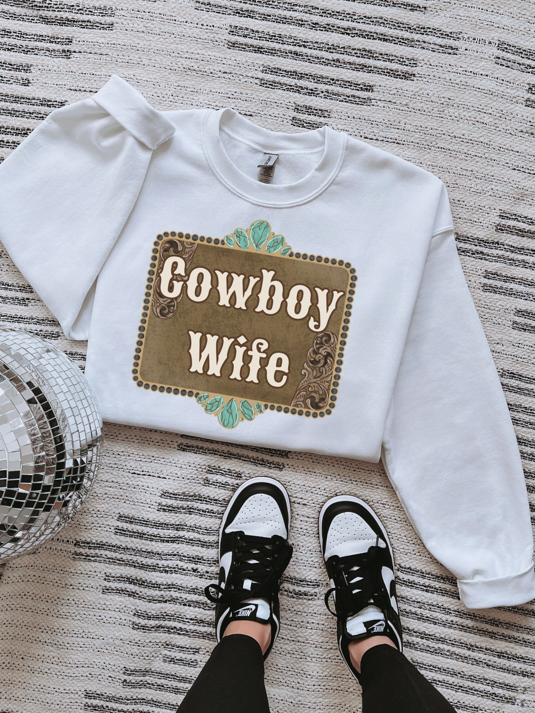 Cowboy Wife Tee or Crewneck