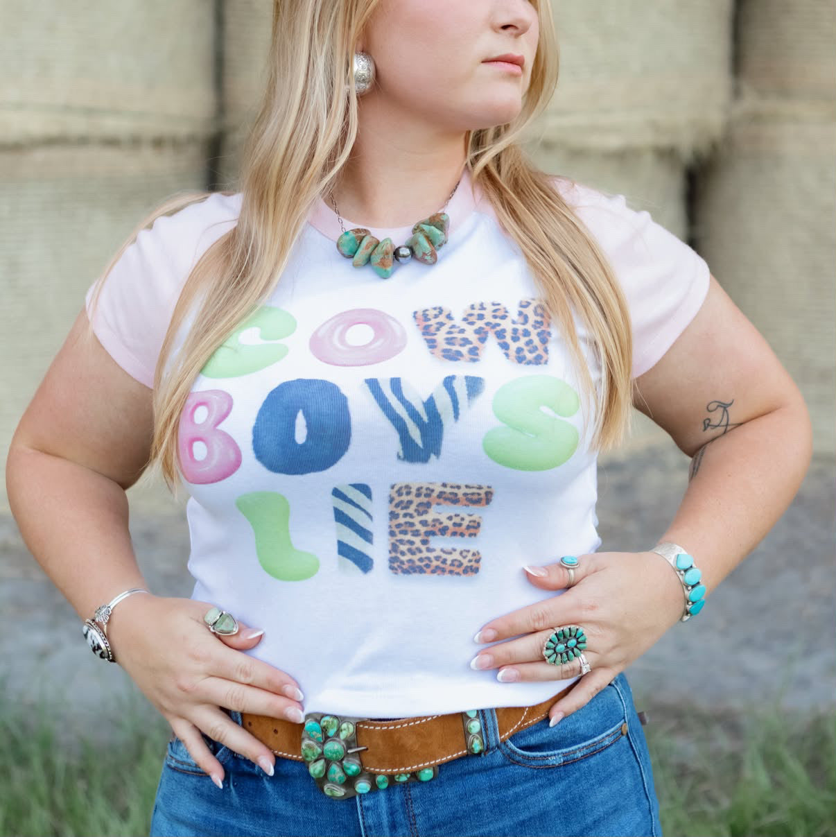Cowboys Lie Baby Tee