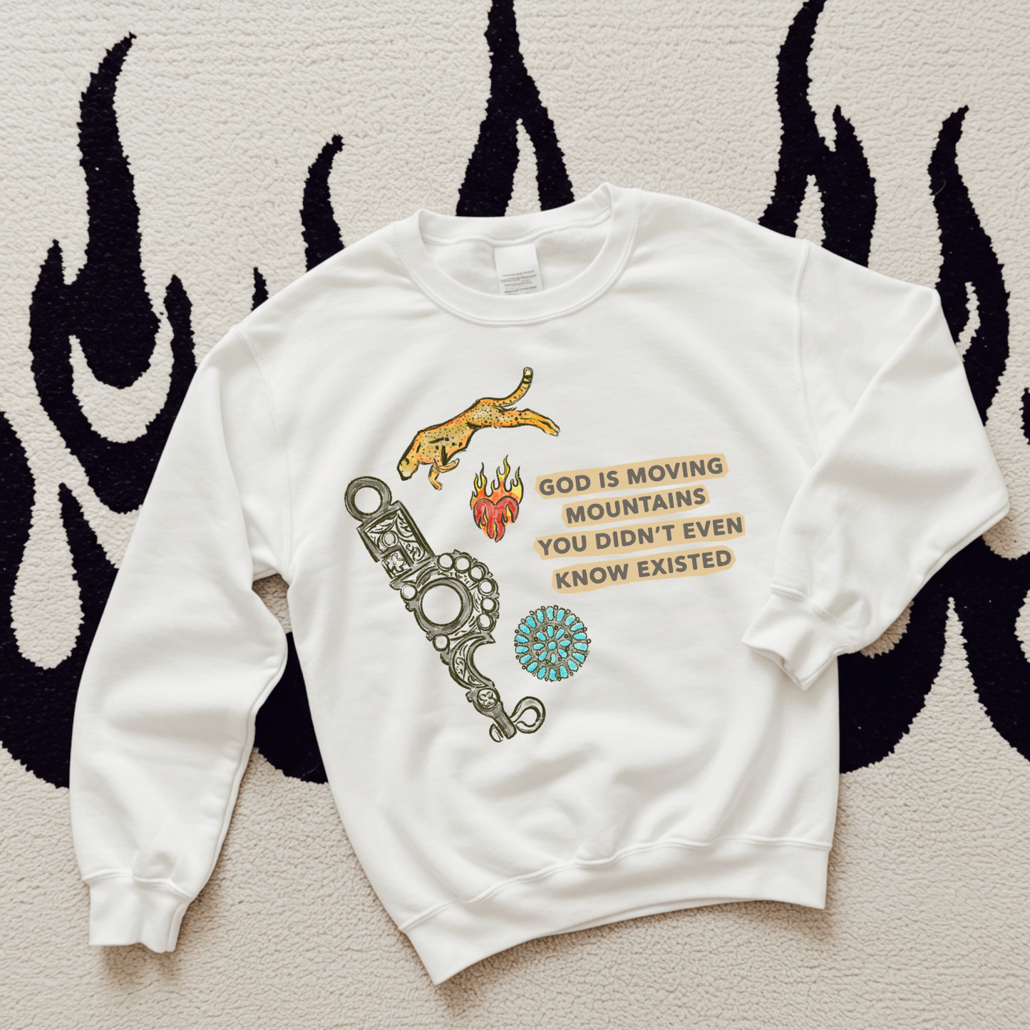 God Is Moving Mountains TEE or CREWNECK