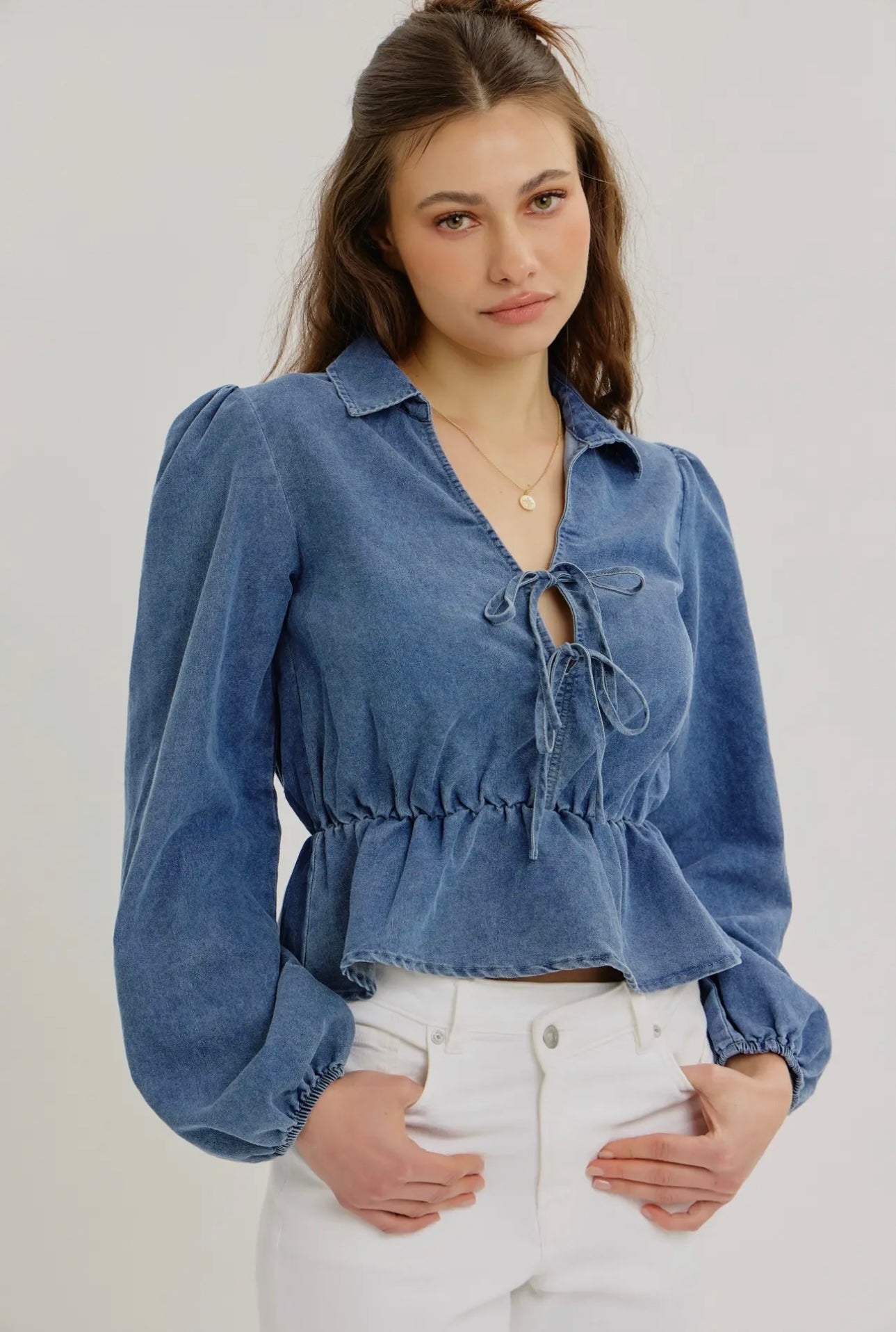 The Denim Long Sleeve