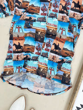 Load image into Gallery viewer, Western Collage Oversized Top
