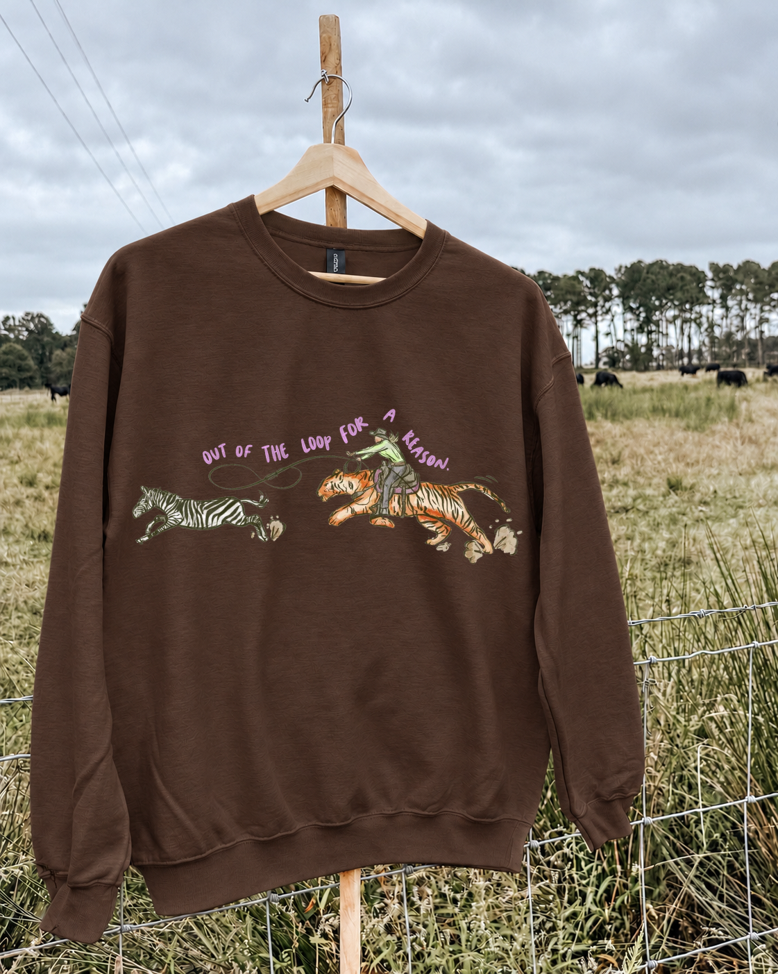 Out Of The Loop For A Reason Crewneck