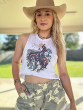 Load image into Gallery viewer, Wild Cowboy Cropped Tank
