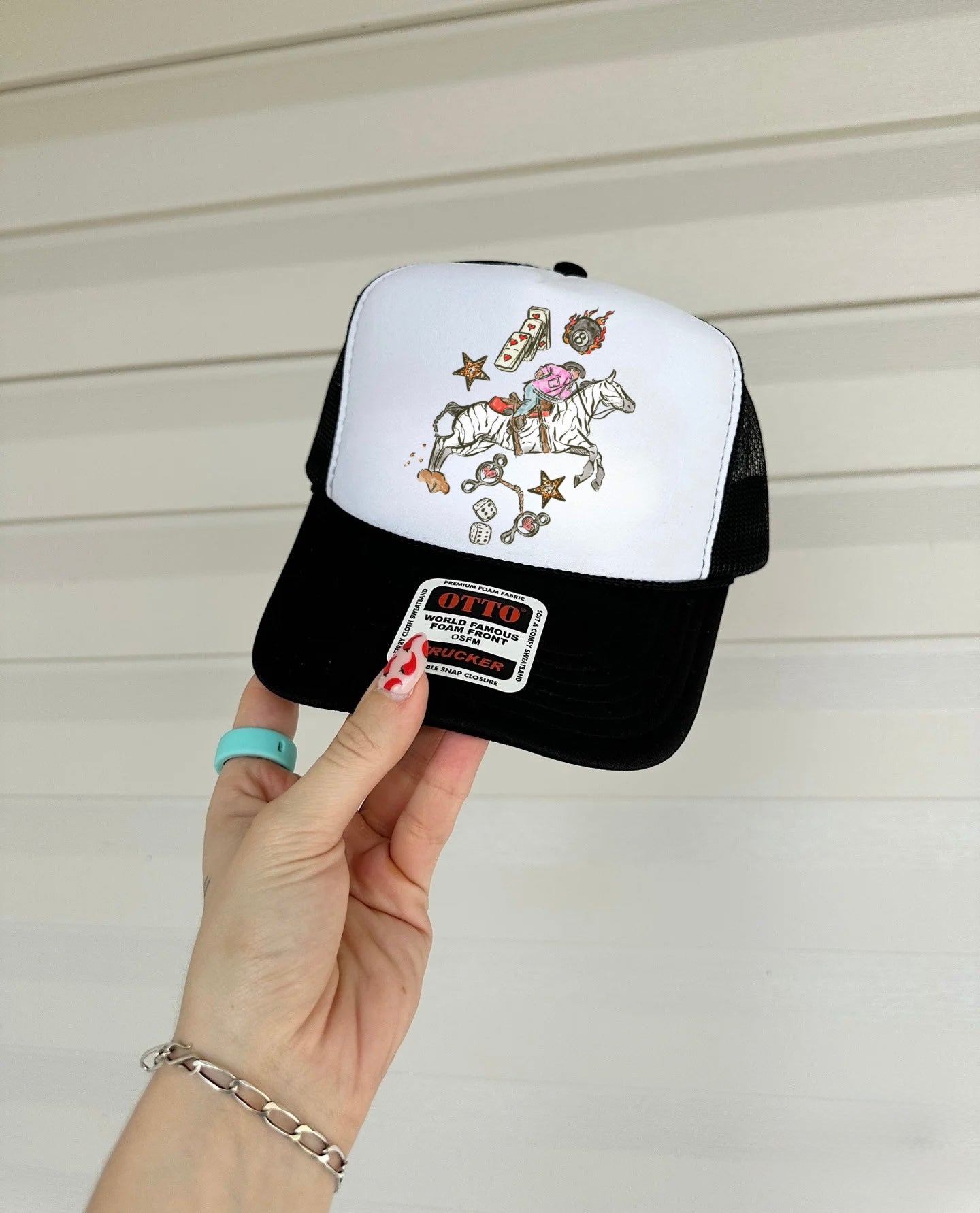 Wild Card Cowboy Trucker Hat (Multiple Color Options)