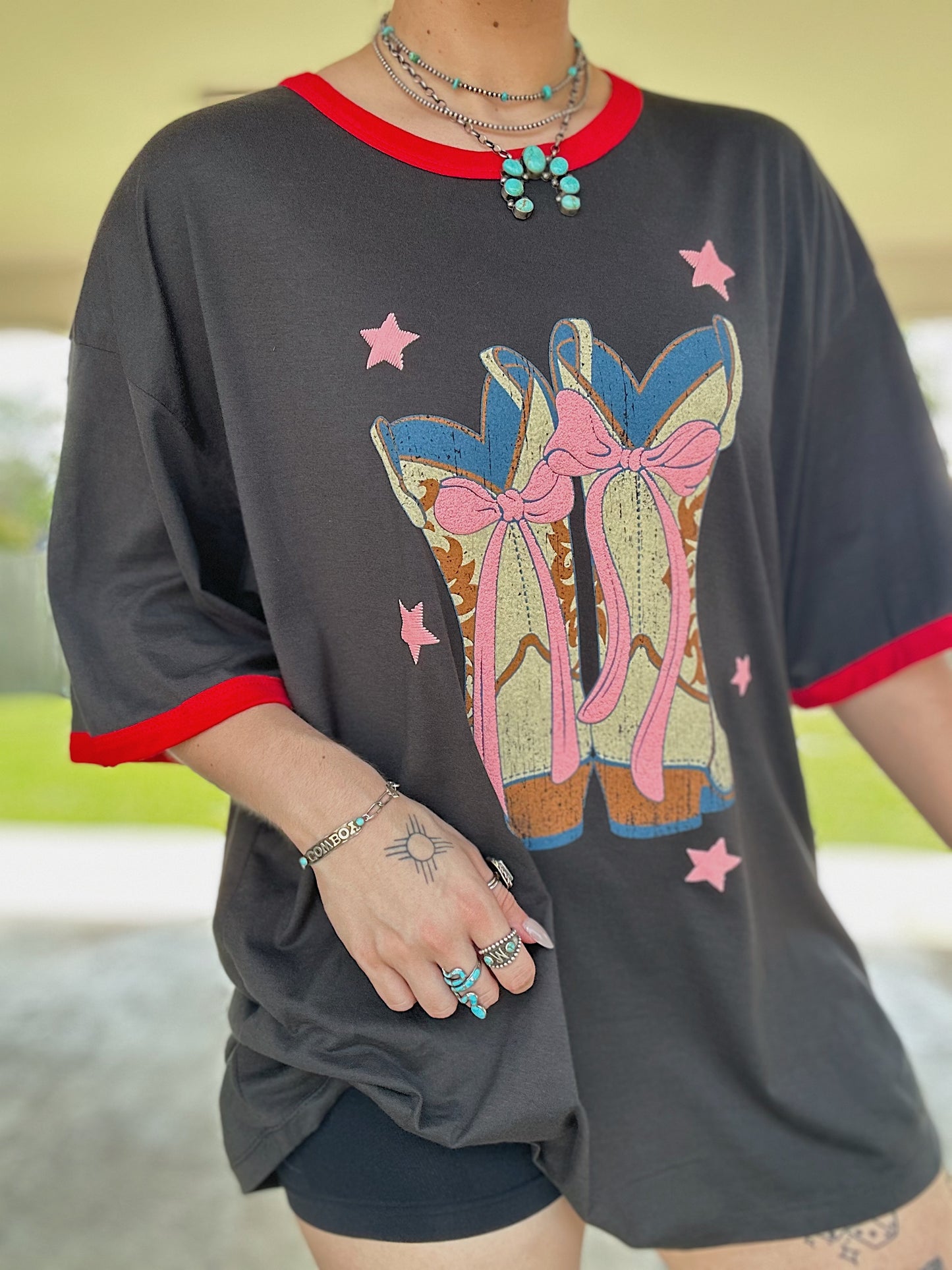 Cowgirl Coquette Oversized Tee