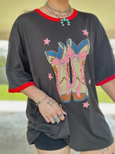 Load image into Gallery viewer, Cowgirl Coquette Oversized Tee
