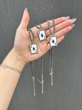 Load image into Gallery viewer, Ace of Spades Card Necklace
