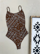 Load image into Gallery viewer, Brown Bandana Bodysuit

