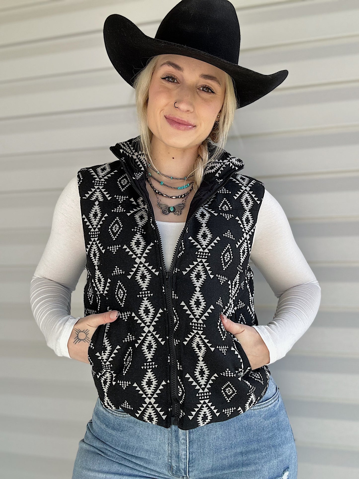 The Aztec Puffer Vest