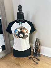 Load image into Gallery viewer, Tooled 8 Ball Baby Tee
