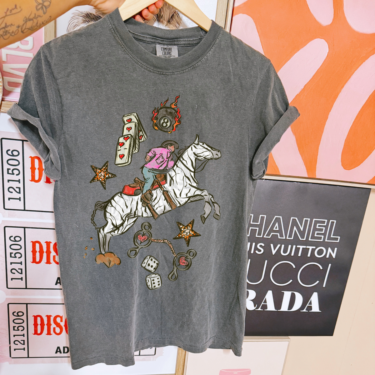 Wild Card Cowboy COMFORT COLORS TEE