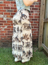 Load image into Gallery viewer, Wild West Maxi Skirt
