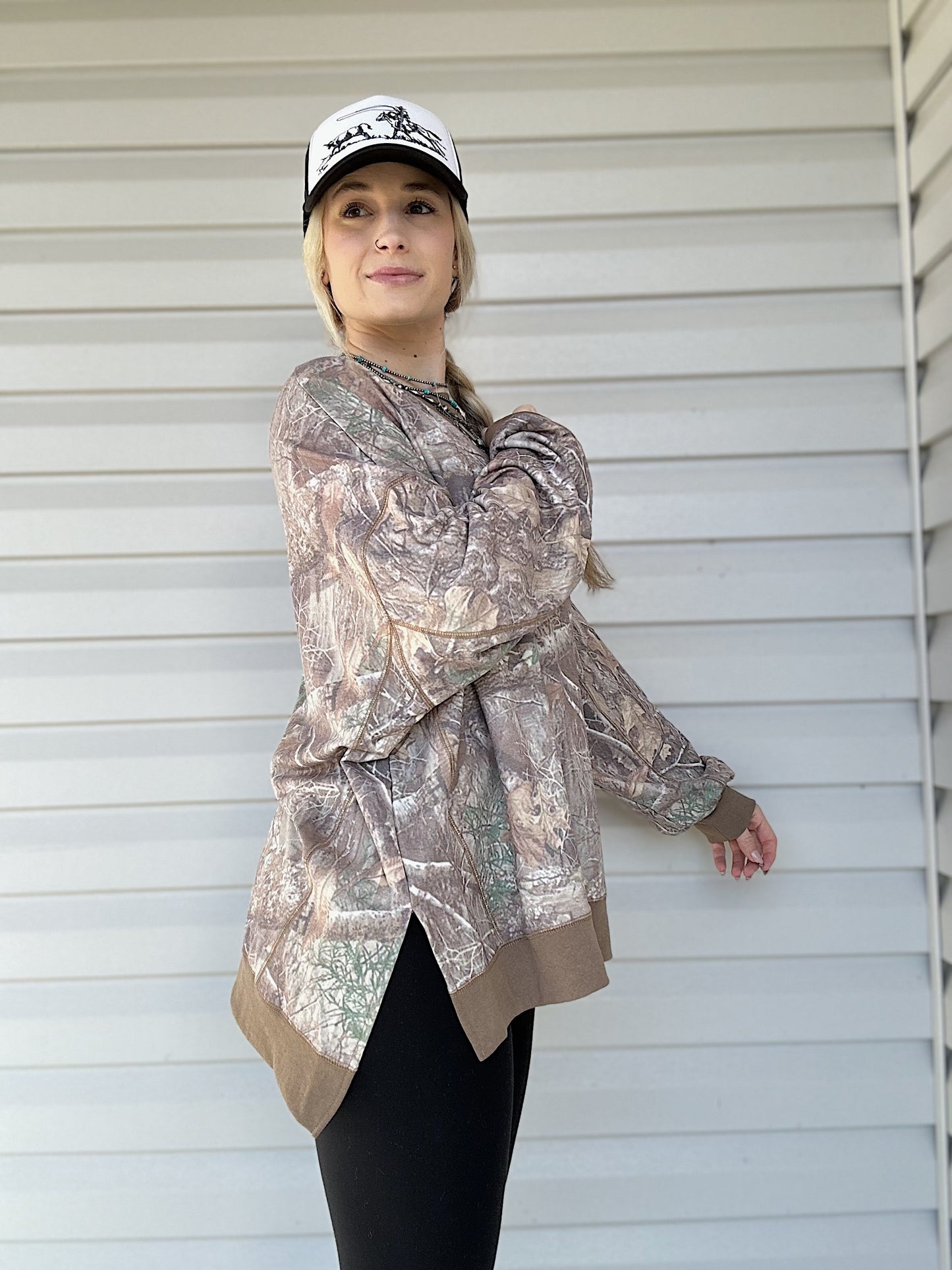 The Vintage Camo Top