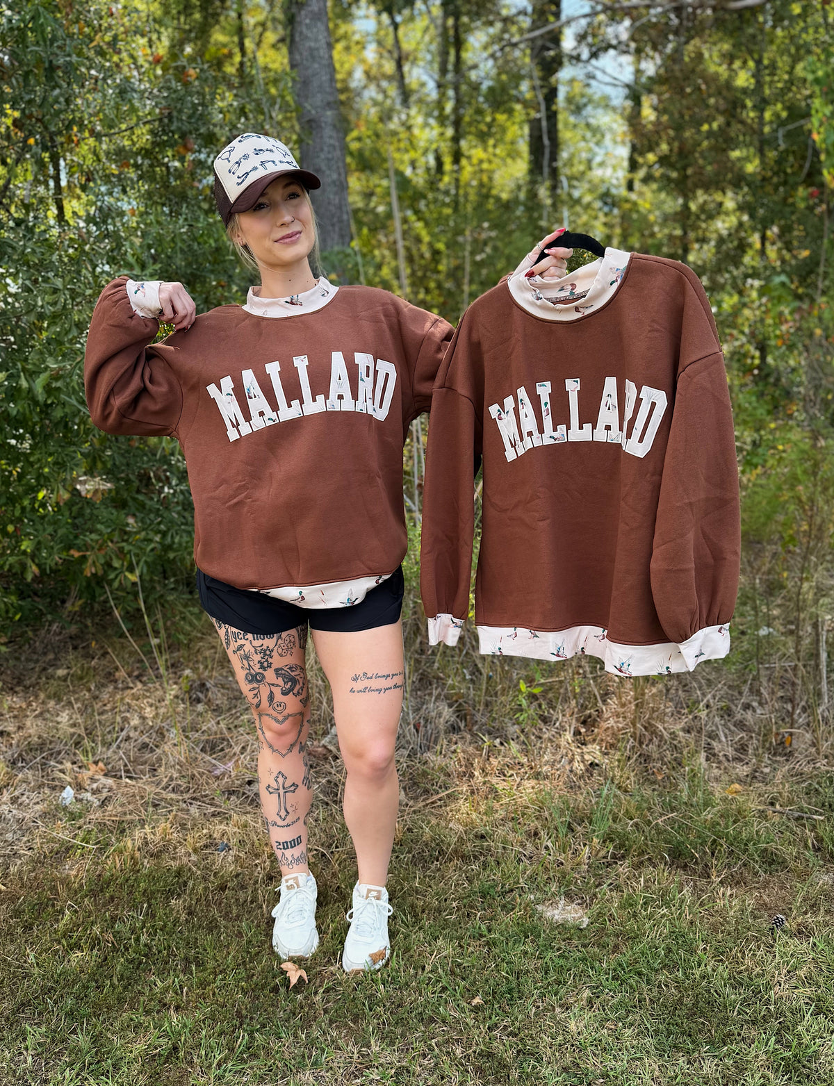 Mallard Mock Neck Sweatshirt
