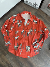 Load image into Gallery viewer, Wild Horses Button Down (Rust)
