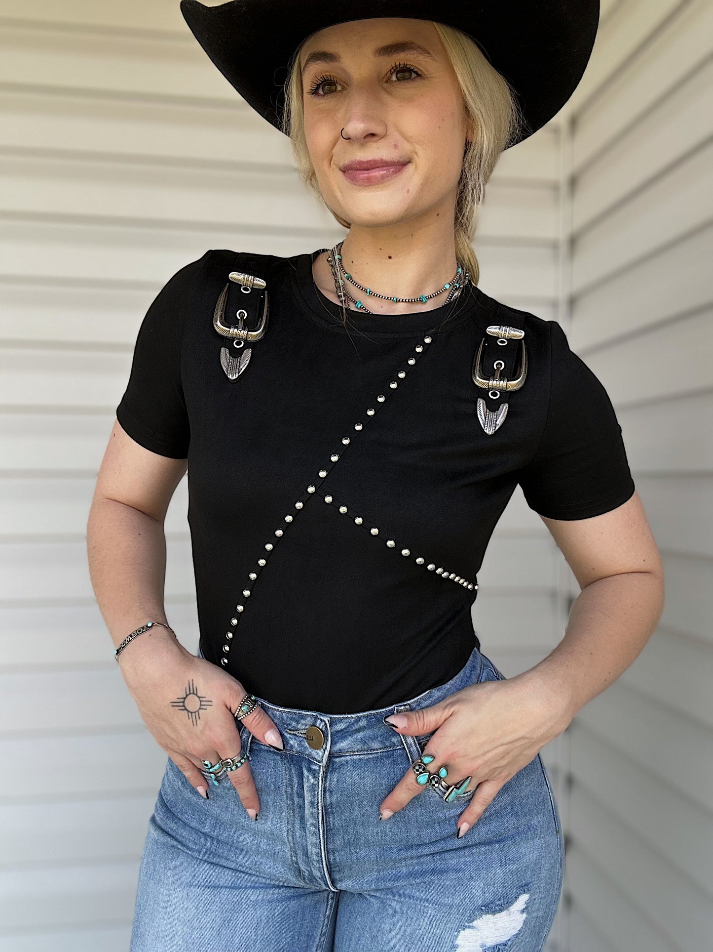 Western Buckle Bodysuit