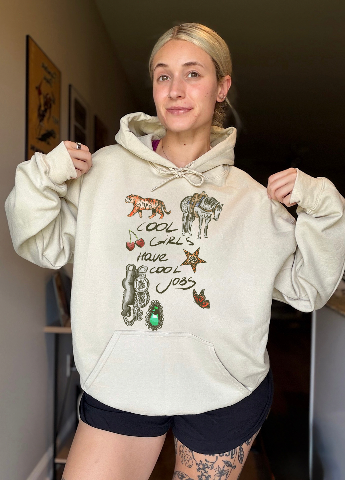 Cool Girls, Cool Jobs Hoodie